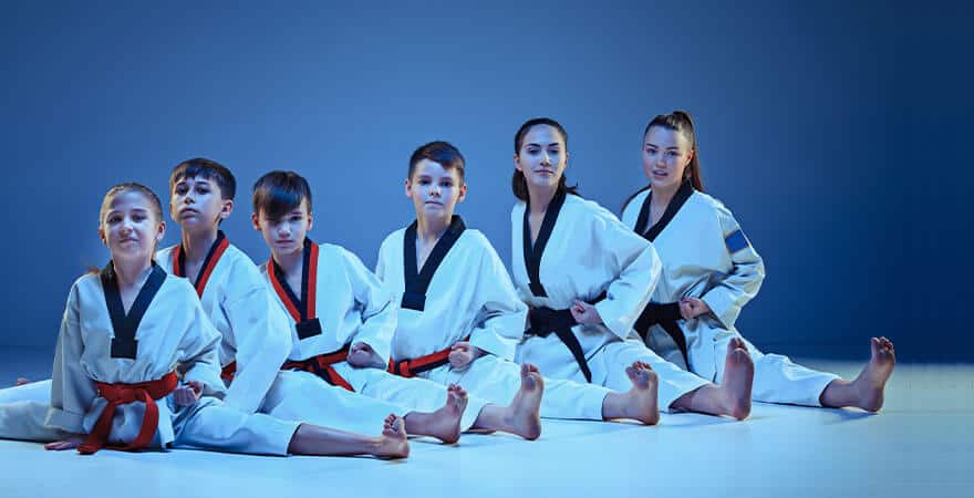 Martial Arts Lessons for Kids in San Antonio TX - Kids Group Splits