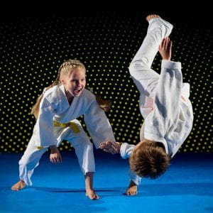 Martial Arts Lessons for Kids in San Antonio TX - Judo Toss Kids Girl